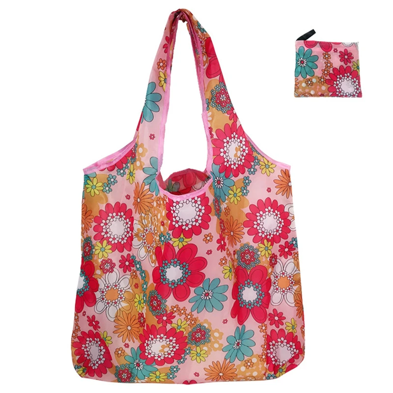 

Reusable Shopping Bag Foldable Polyester Bag Eco Friendly Shopping Bag Large Capacity Grocery Bags Folding Shopping Bag Totes