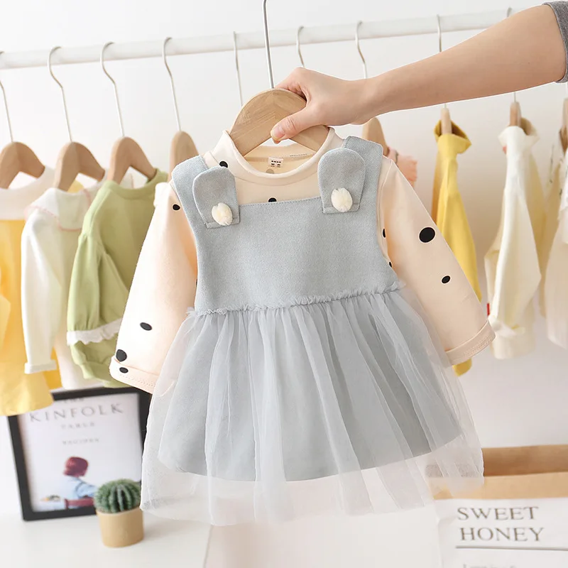 Костюм для маленьких девочек весна 2020 Детский комплект из двух предметов