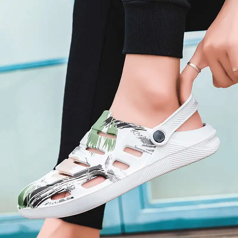 

Сандалии мужские высокой технологии, мягкие плюшевые тапки, эстетические, Вулканизированная подошва, теннисная обувь, лето 2021