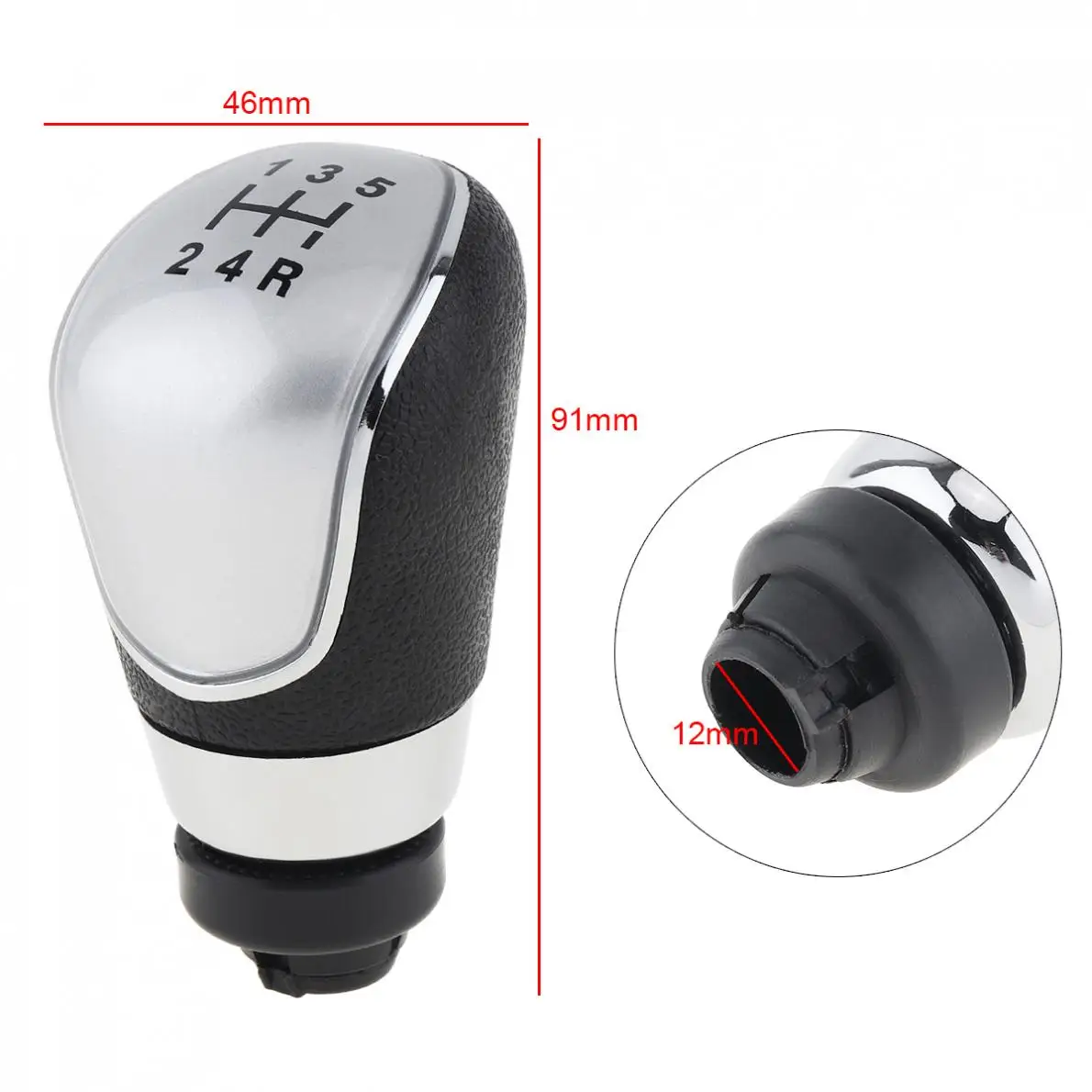 5 скоростей 2 цвета АБС пластик ручная передача ручка переключения передач для Ford