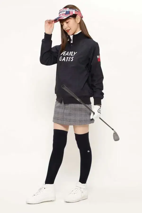 

Ladies PG Fashion Golf Jacket Windbreaker Coat White And Navy Blue For Women's