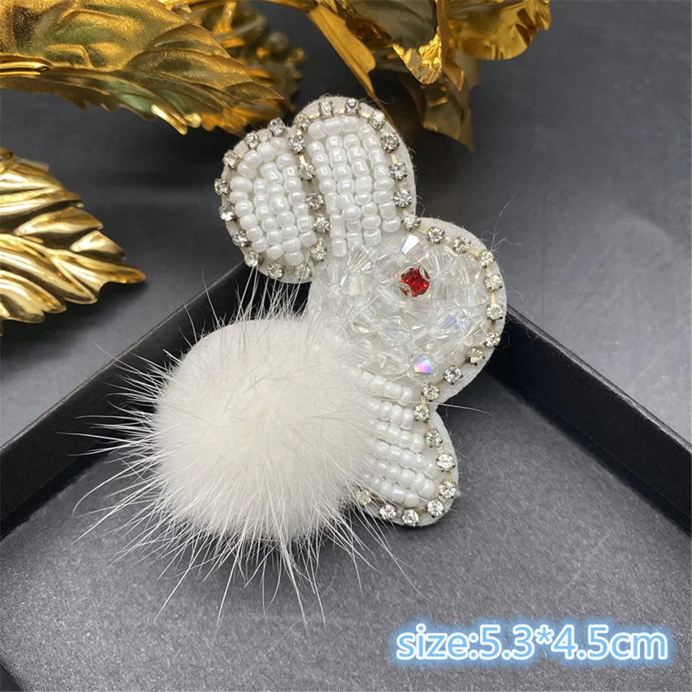 3D Стразы ручной работы украшенные бисером и кристаллами нашивки с животными