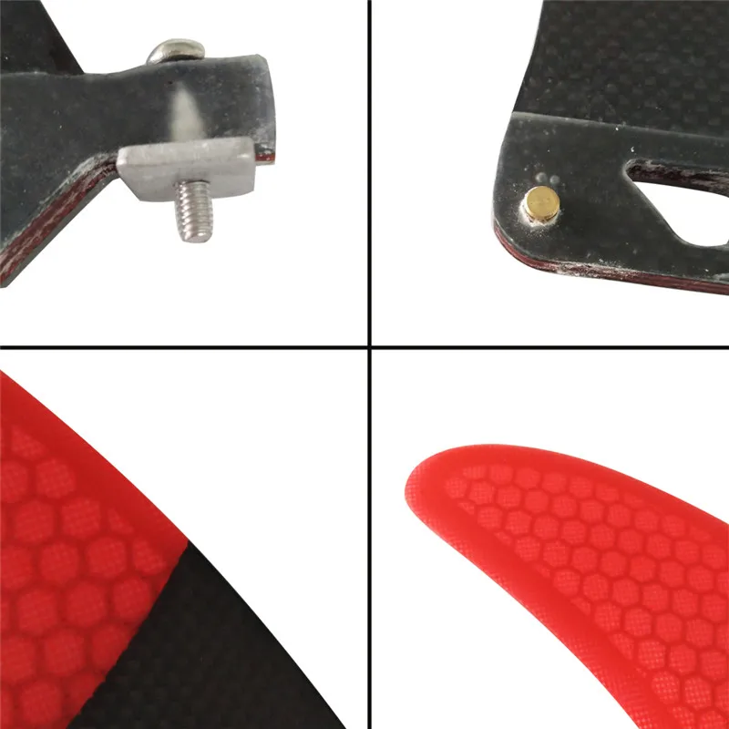 Лонгбордные плавники 8 дюймов одинарные синего цвета с красными лавниками