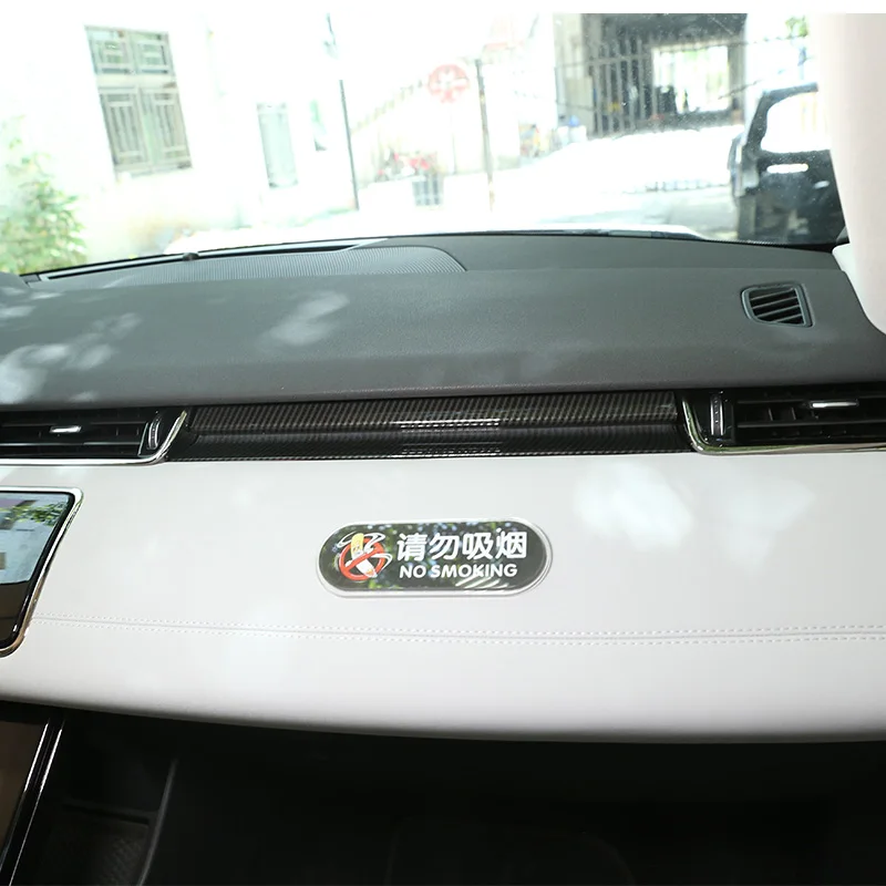 Декоративная хромированная панель для приборной панели Range Rover Evoque 2019 2020 1