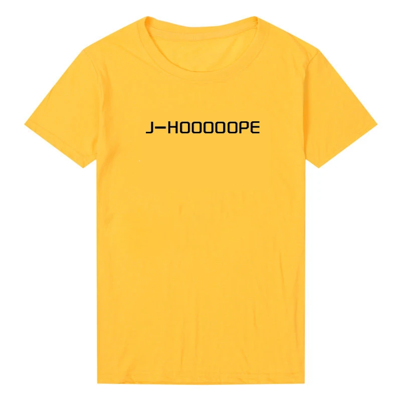 Корея Футболка женская J HOOOOOPE футболка уличная мода популярные футболки женские