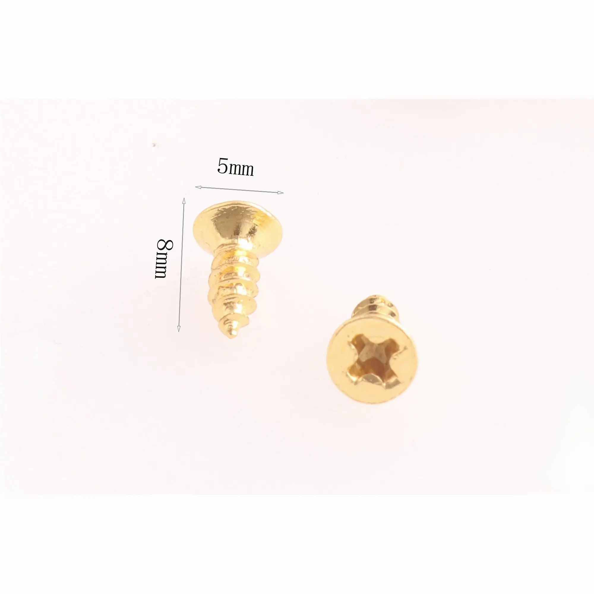 5*8 мм железная Золотая самонарезающая древесина высококачественный счетчик с