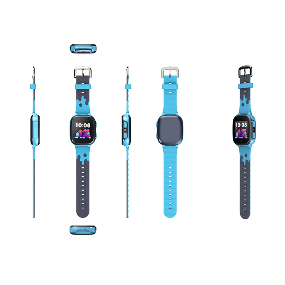 Детские Смарт-часы DSISEDIMS с камерой сенсорным экраном кнопкой SOS LBS отслеживанием