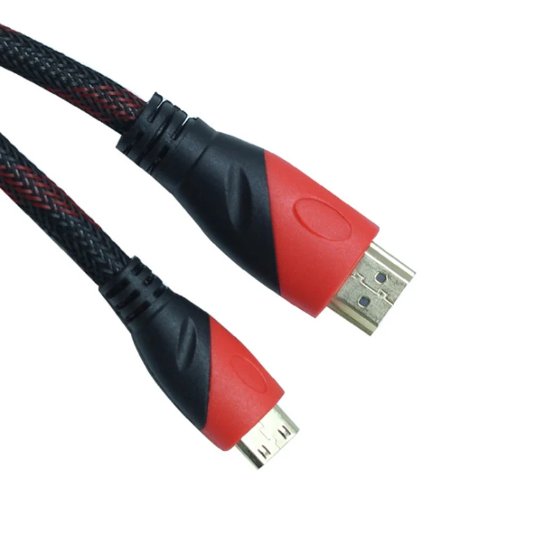 Мини Кабель HDMI в 1080P с 3d эффектом высокоскоростной адаптер позолоченным штекером