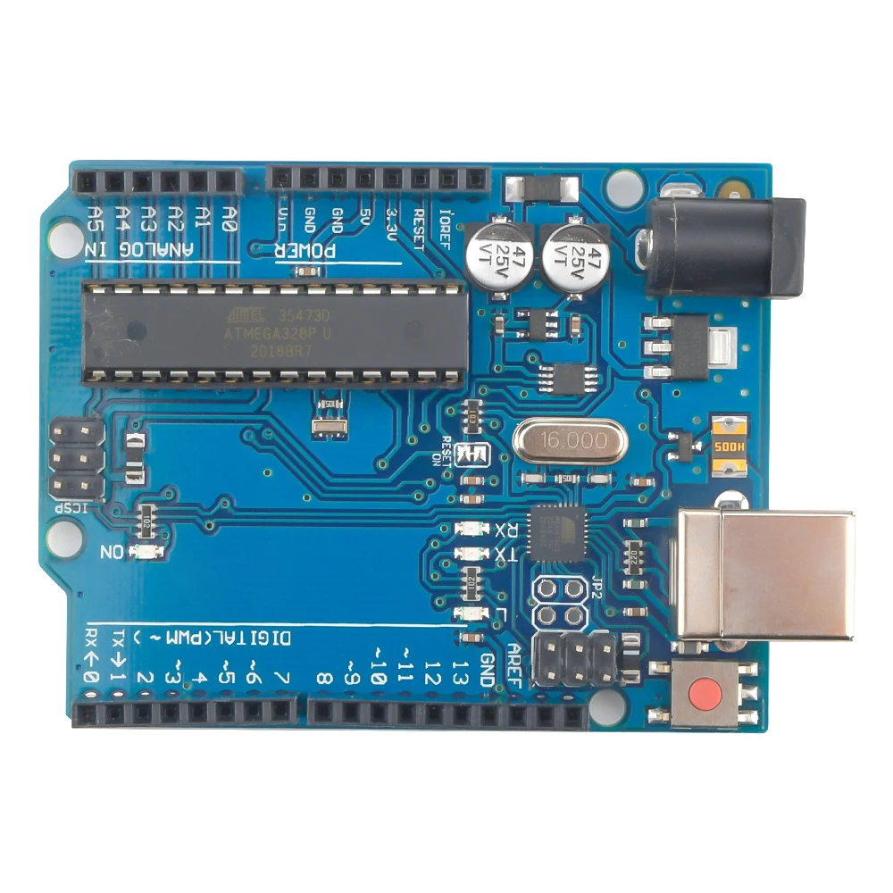 Макетная плата R3 ATmega328P Mega328 модуль CH340G CH340 ATMEGA16U2 микроконтроллер зуммера 3 В 5 в