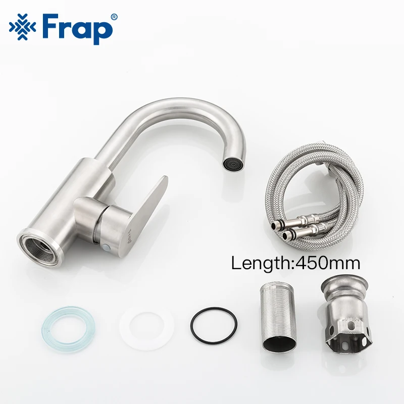 FRAP смесители для умывальника из нержавеющей стали ванны краны раковины ванной