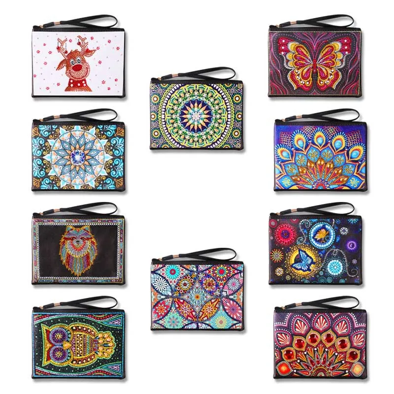 

Сумка для алмазной живописи, креативная сумка для творчества «сделай сам», креативный Кошелек для монет «сделай сам», кошельки для маленьки...