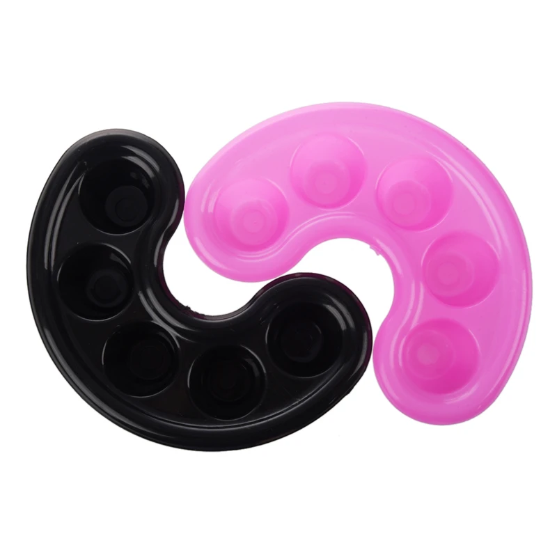 2X маникюрная миска для ногтей замочить кончик пальца акриловая ванна Инструмент