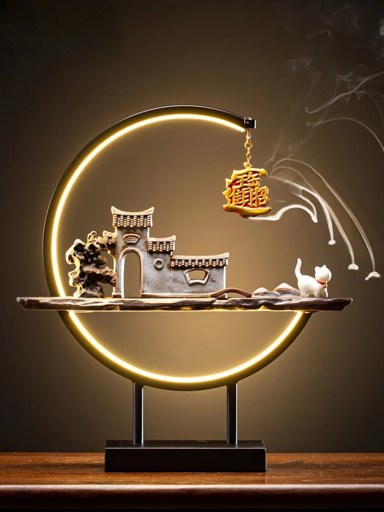 

backflow incense burner ramadan Decoration for home humidifier backflow incense burner smoke quemadores de incienso room decor