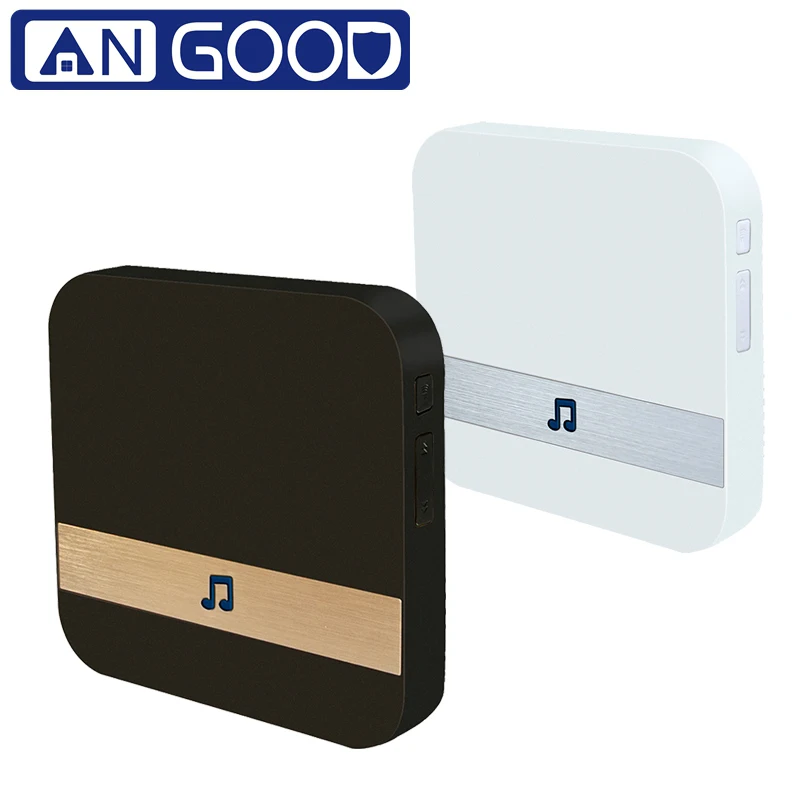 Angwood 433MHz беспроводной Wifi умный видео дверной звонок, музыкальный приемник, Домашняя безопасность, домофон, дверной звонок, приемник 10-110dB