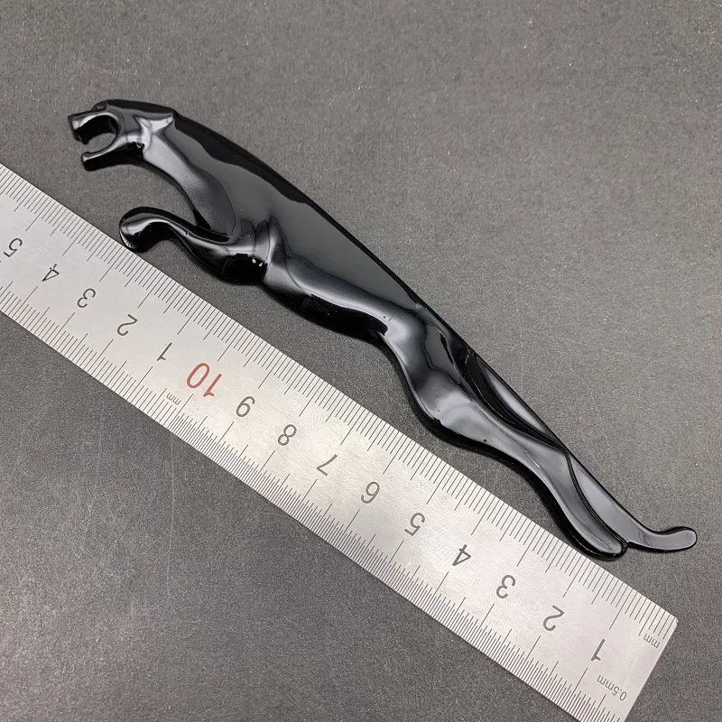 Автомобильный Стайлинг леопардовые тела Стикеры Металлическая Задняя Крышка