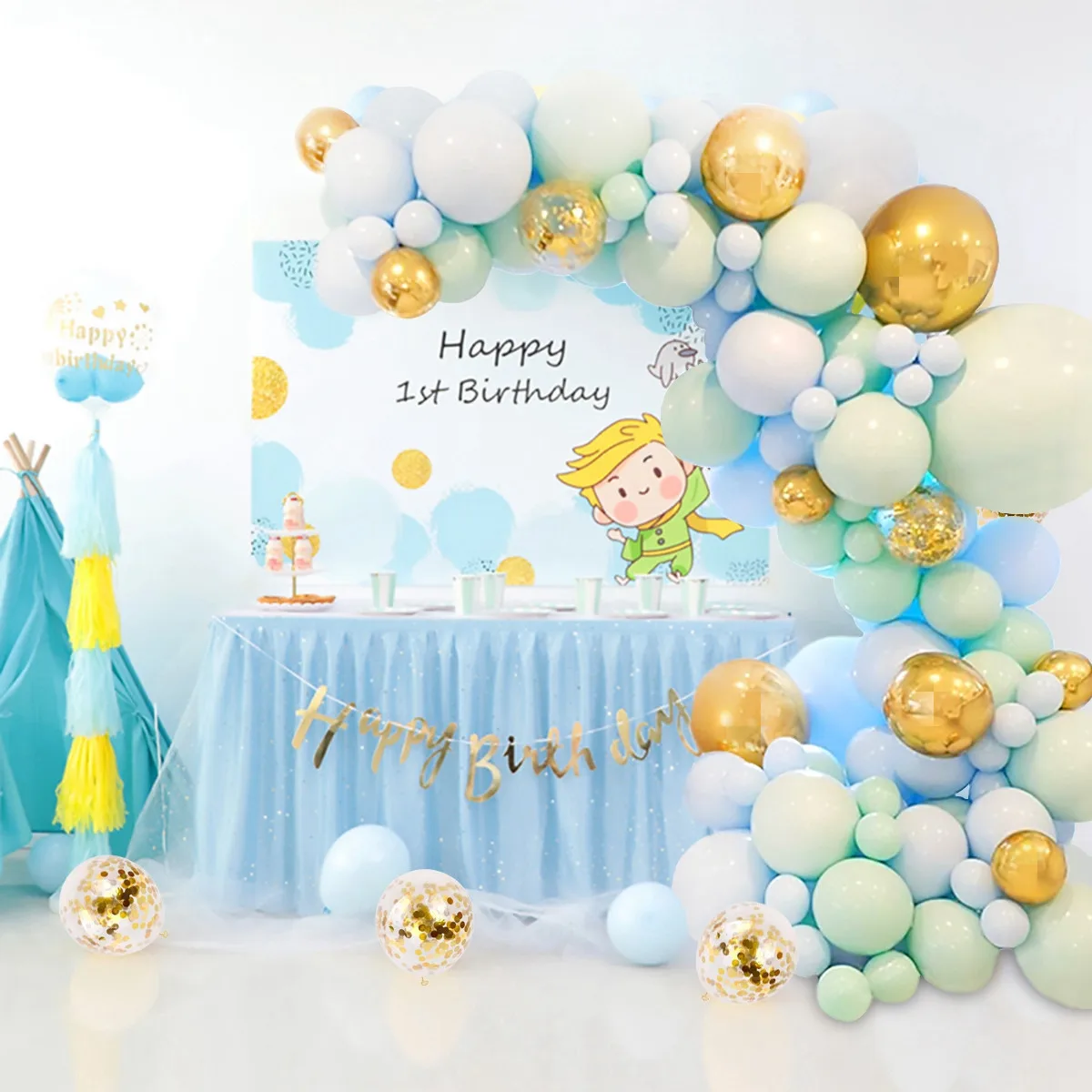 

Macaron Balloon Chain Set Oh Baby Shower Boy Or Girl Balloon Arch Kit Balloon Garland It my first birthday balloons Set Ballon