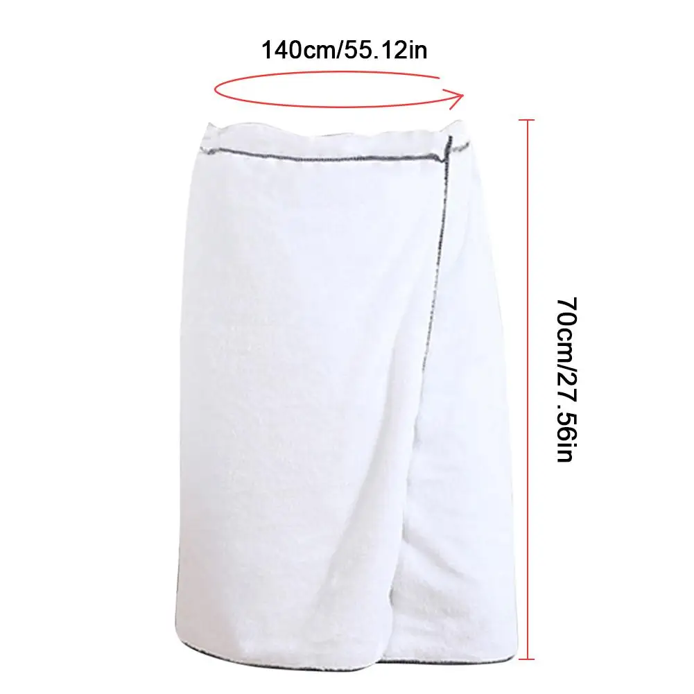 

New Wearable Men Bath Wrap Towel Dress Skirt With Pocket Home Textile Towels For Beach Travel Sports Gym Towel Set For Adult Man