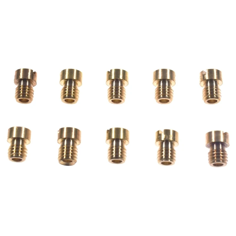 

10 pcs 125cc Carburetor Jet kit #100, 105, 108, 110, 115, 120, 125, 130, 135, 140 for GY6 125cc 150cc Carburetor Carb CVK