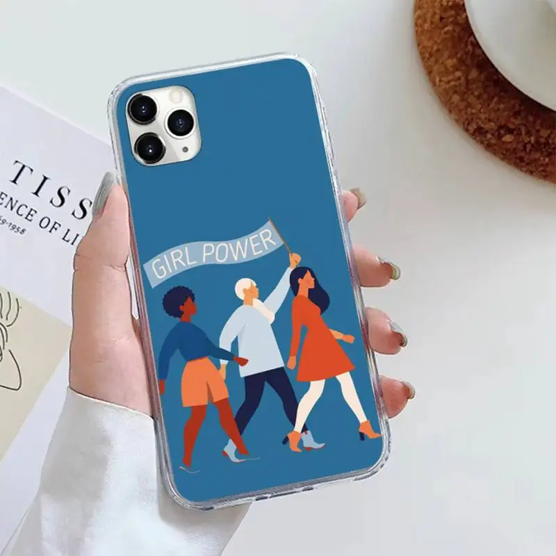 

Feminist fist design Logo Phone Case For iphone 12 5 5s 5c se 6 6s 7 8 plus x xs xr 11 pro max mini luxury cover funda