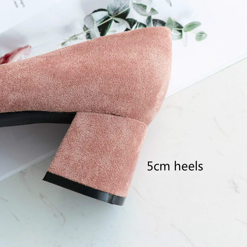 Обувь женские слипоны с жемчугом на высоком квадратном каблуке элегантные