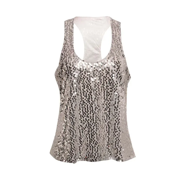 2020 летняя Женская Сексуальная футболка для ночного клуба женская с блестками