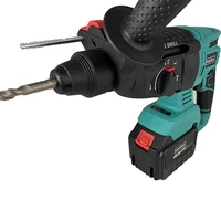 21v electric hammer electric pick and electric drill 3 in 1 three function brushless cordless hammer compatible makita battery