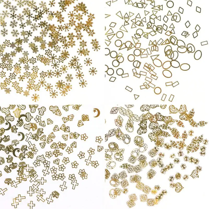 Винтажные кружевные золотые банты предметы для дизайна ногтей декор сделай сам