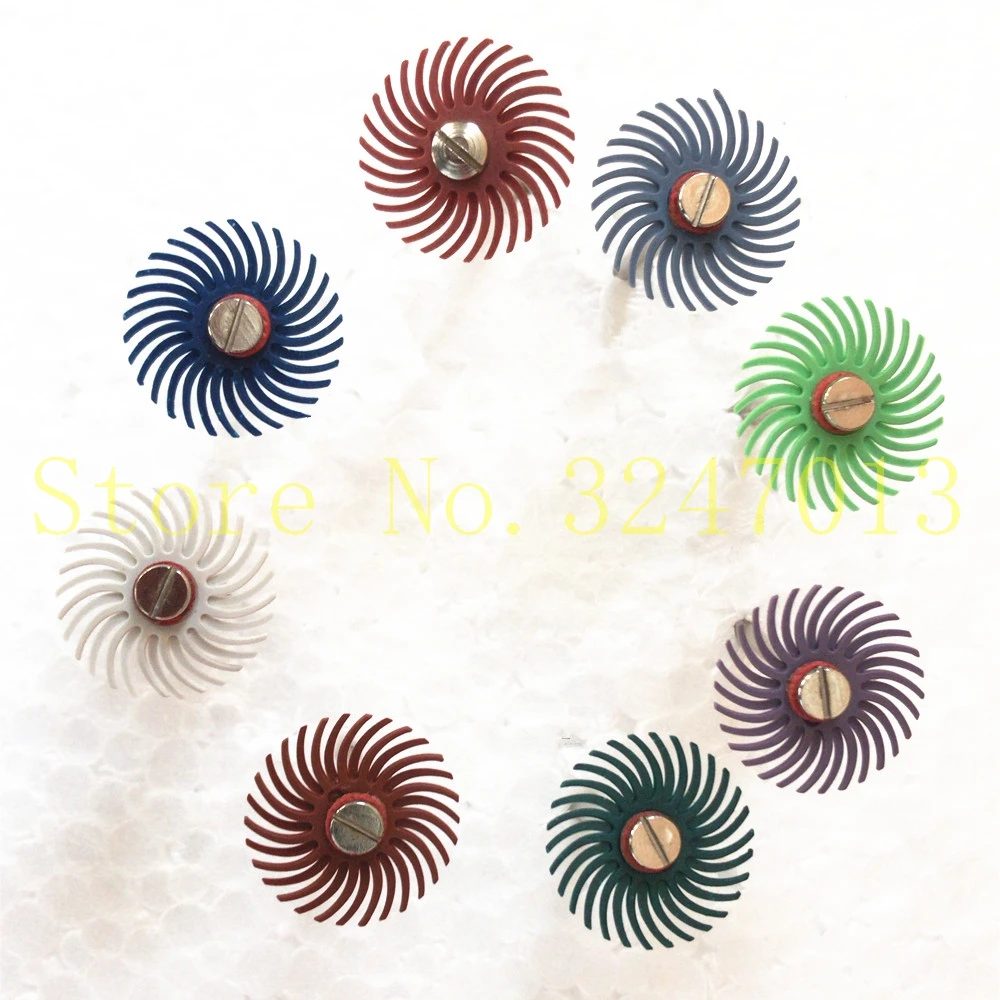 Роторные инструменты патрон откидное колесо радиальная щетина диск наждачная