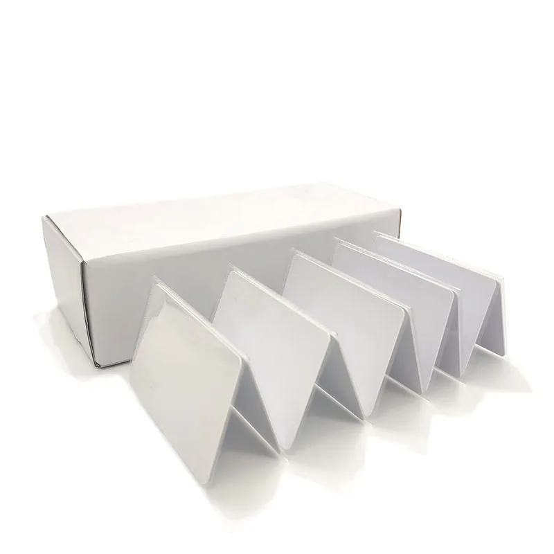 

100pcs RFID Card 13.56Mhz Re-writable Proximity Smart Cards ISO NFC Cards 0.8mm For Access Control System