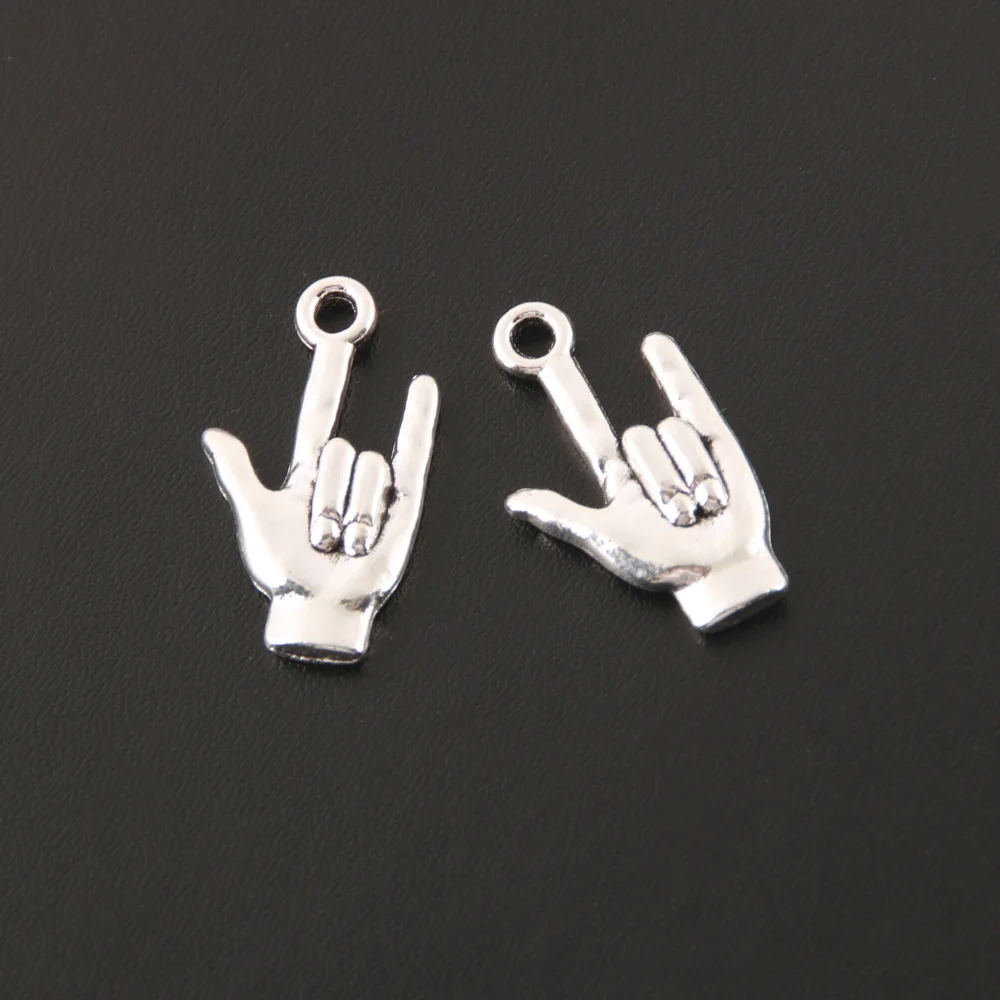 Металлические подвески рыцарь Я тебя люблю 50 шт.|hand charms pendant|charm pendanthand charm |