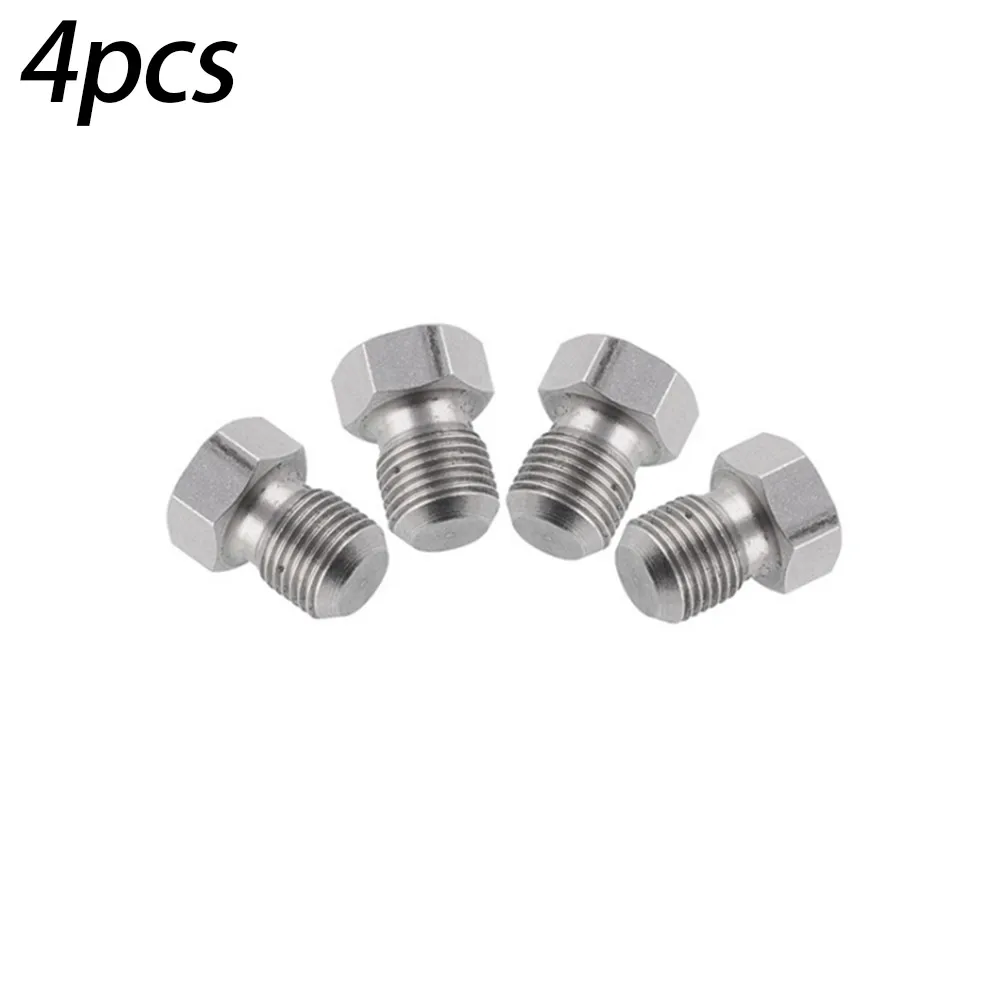 

4pcs Oil Squirter Plug Anti-corrosion Block Off For Maximum Durability Set Stainless Steel