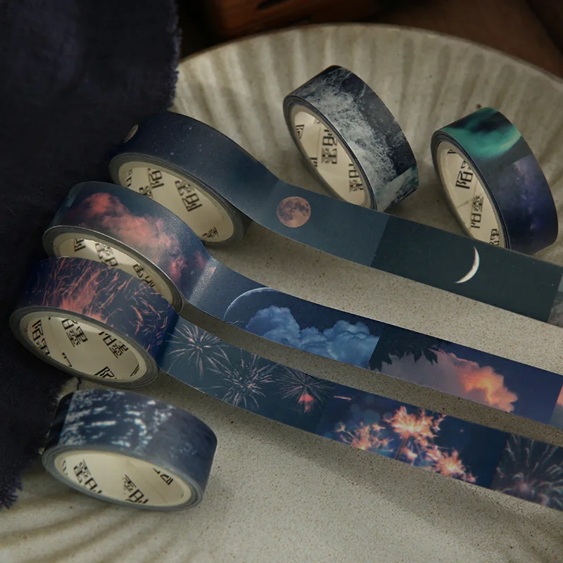 Лакмусовая бумага со звездным небом Васи-лента романтический фейерверк наклейка