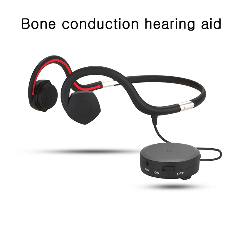 Беспроводные Bluetooth наушники с костной проводимостью слуховые аппараты