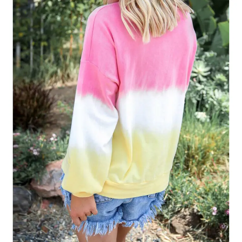 Autumn Women Long Sleeve Hoodie Loose Casual Daily Pullovers Sweatshirts Plus Size 2XL Fashion Fall Clothes