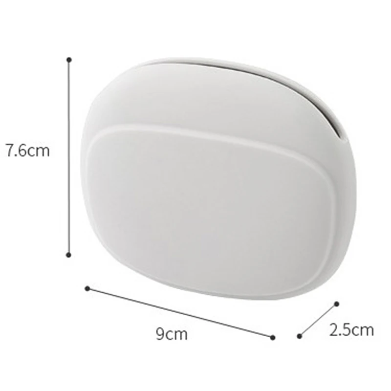 

Portable Data Cable Headphone Storage Box Silicone Storage Box Cute coin purse