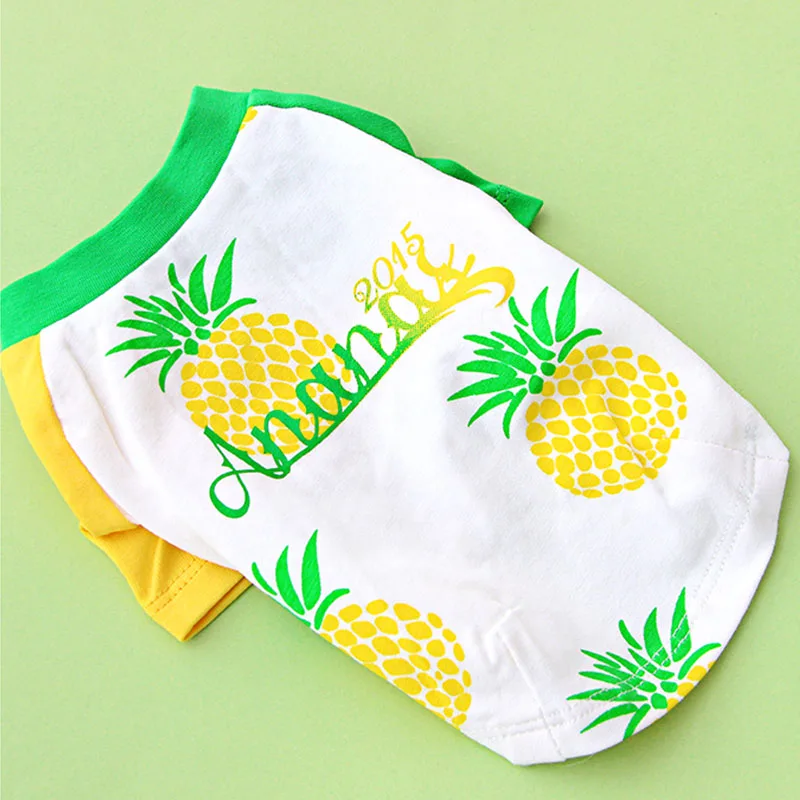 Одежда для собак подходящая одежда маленьких костюм ананаса французского