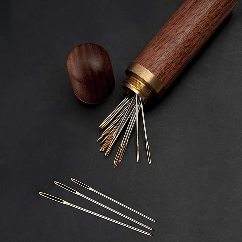 MIUSIE 21pcs/Set Leather Crafts Big Eye Needles Fabric Cross Stitch Knitting Manual For Embroidery Sewing | Дом и сад