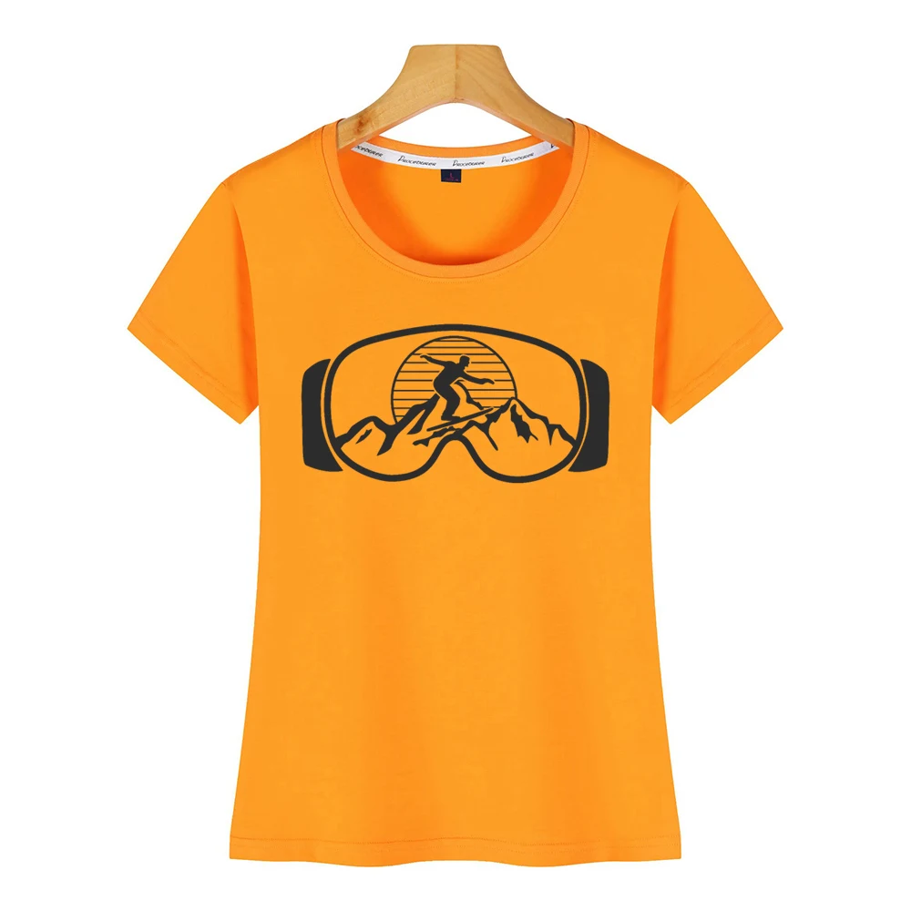 Женская футболка для сноуборда зимняя спортивная Винтажная Футболка Vogue на