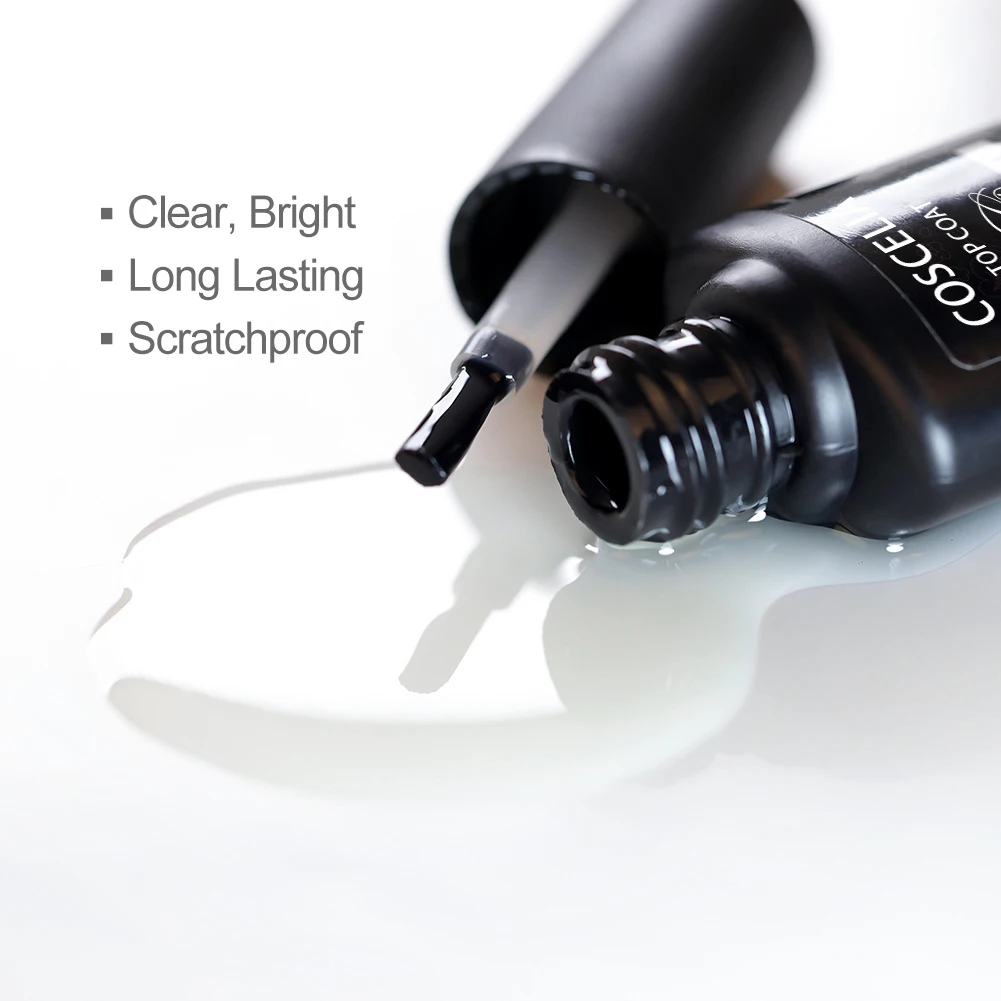 Набор для укрепления ногтей COSCELIA верхнее и Базовое покрытие гибридный