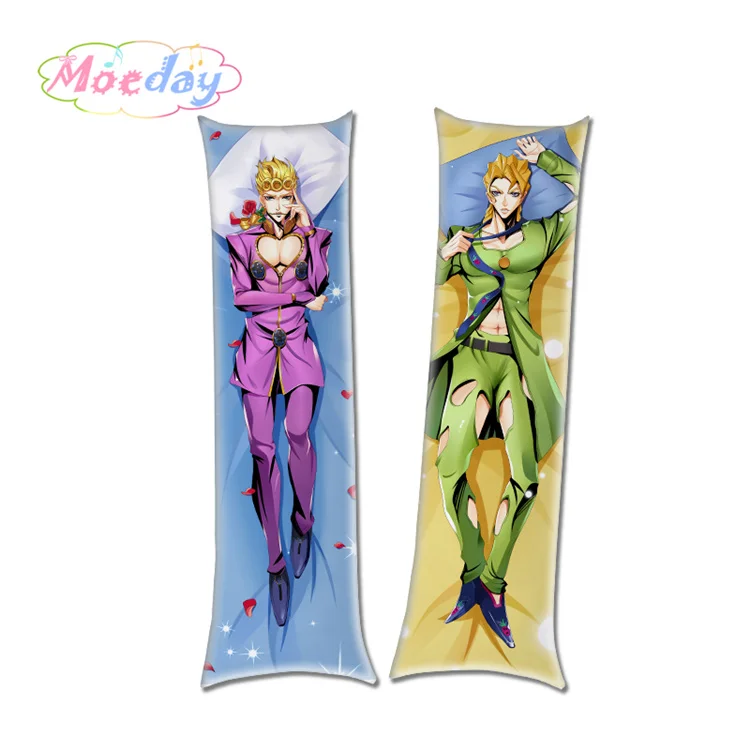 JOJO невероятное приключение Золотой ветер Giorno Bruno Гвидо Narancia Сьерра-Леоне паннакотта JOJO Наволочки - Цвет: Коричневый