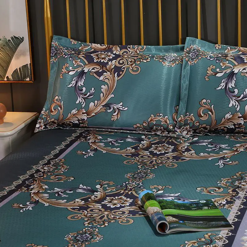 Новинка 2020 наволочки для постельного белья с вышивкой из ледяного шелка 2/3 шт.