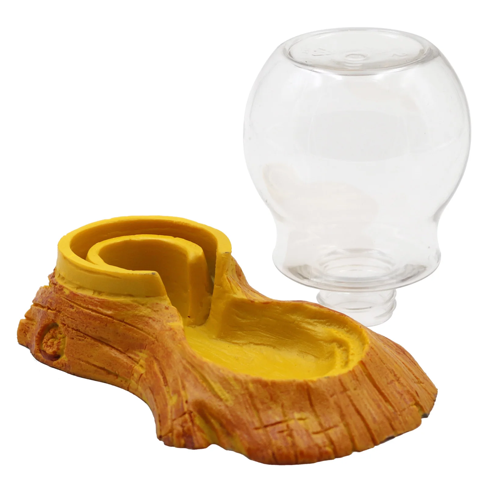 

Reptile Water Bottle Hamster Water Dispenser Automatic Turtle Feeding Food Dish for Reptile Amphibians Tortoise Lizard