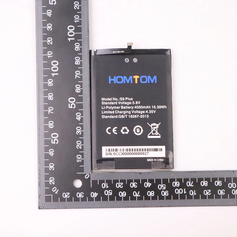 100% новый высококачественный оригинальный аккумулятор homtom S9 Plus 4050 мАч для
