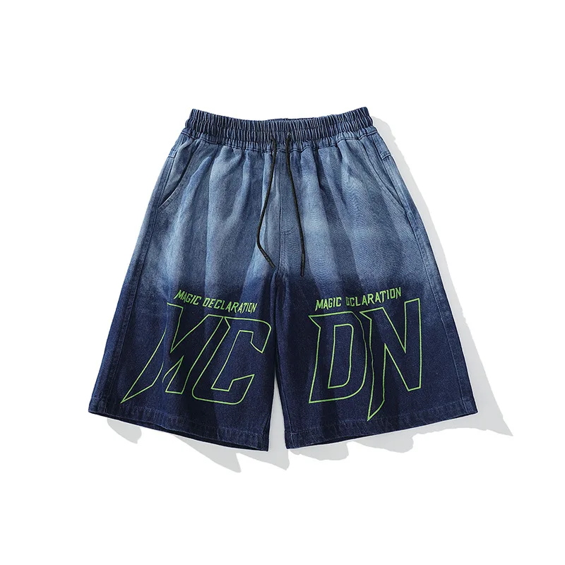 

2020 New Men Cargo Shorts Sweatpants Letter Printed Elastic Waist Joggers Summer Cool Short Pants Male Casual Short WO116