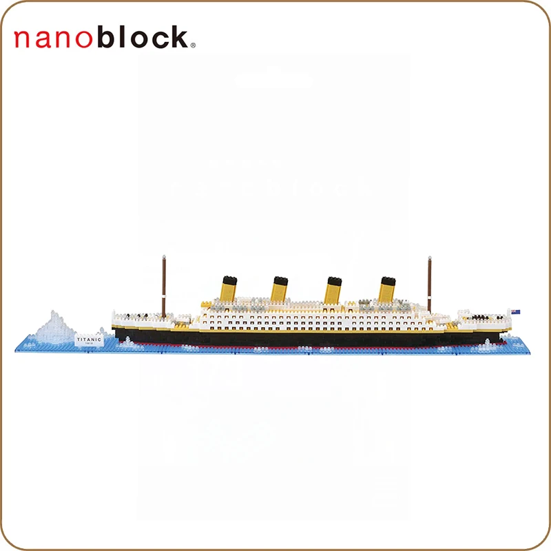 Nanoblock Real Hobby Series Titanic Nb-021NB021 Ship Deluxe [Advanced Series] 1800pcs Age 12+ | Игрушки и хобби