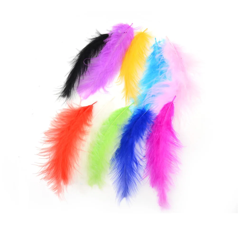 100 шт./упак. красочные Природа перо шар Аксессуары Одежда для свадьбы дня рождения