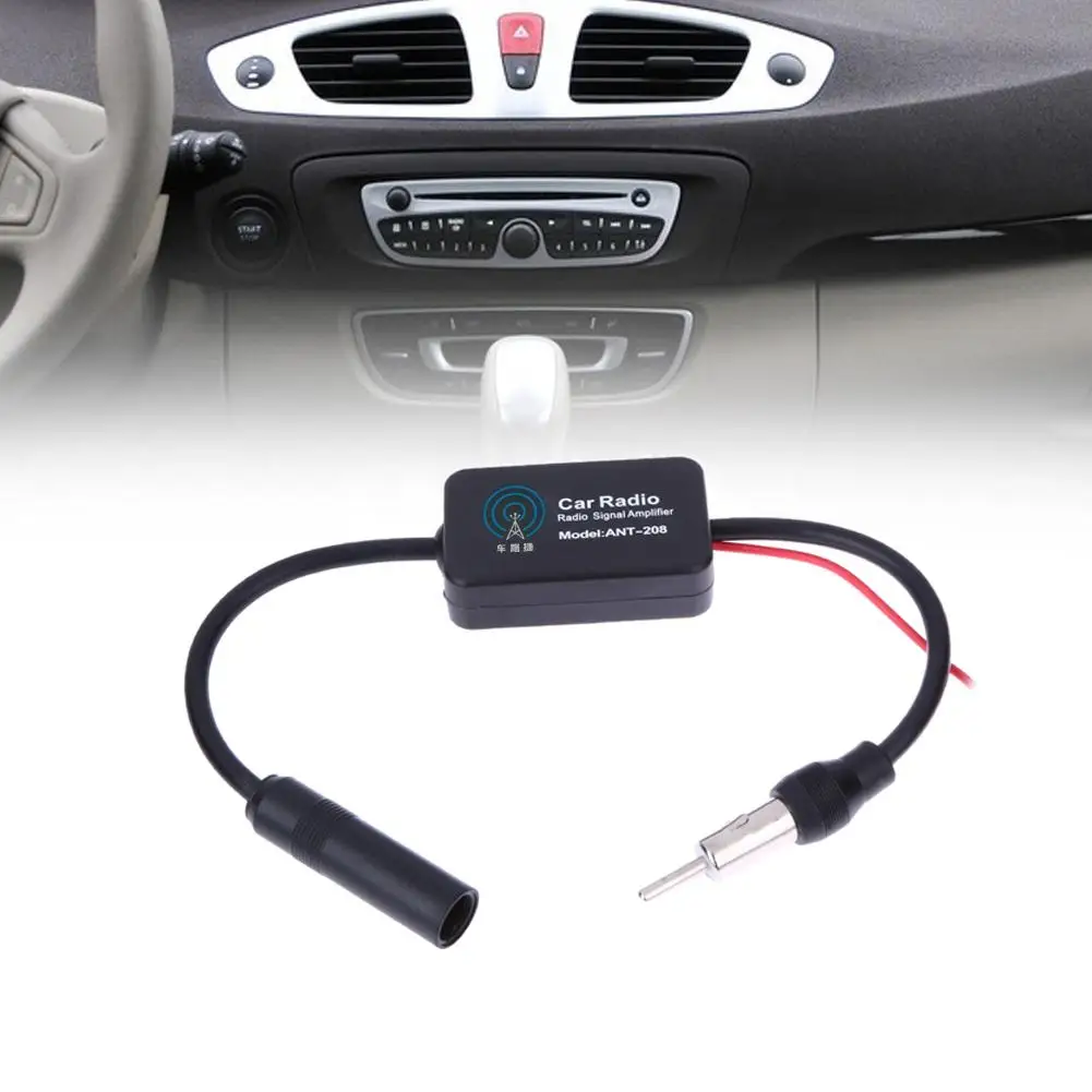 

FM 88-108MHz Car Antenna Signal Amp Booster Radio Amplifier MGO3