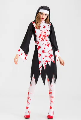 Хэллоуин Карнавальный костюм вечерние ужасный кровавый зомби сестра платье