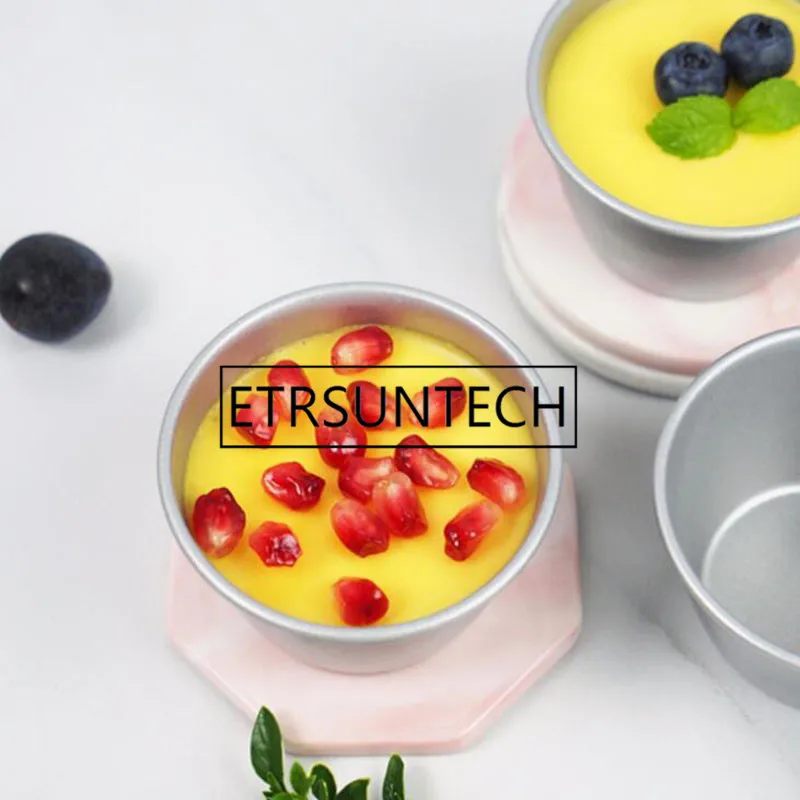 Online 100 Stücke Ei Torte Form Carbon Stahl NonStick Cupcake Pie Cookie Kuchen Pudding Form Backen Tassen