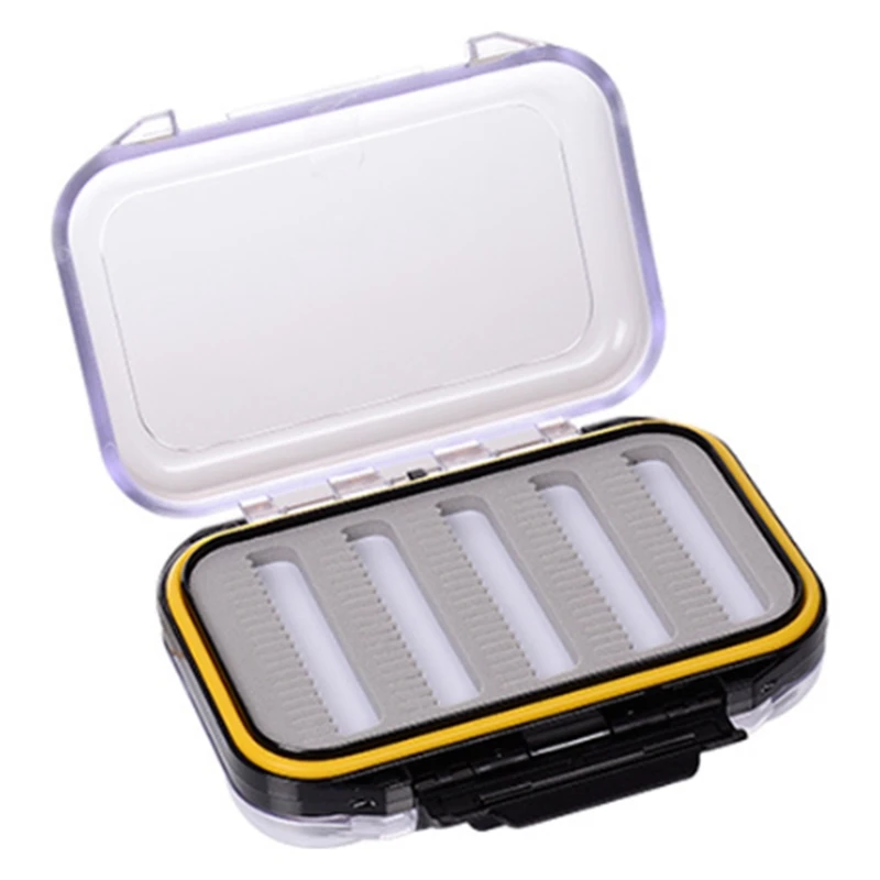 Transparent Double-Sided Fly Box Fishing Double Open Face Gear | Спорт и развлечения